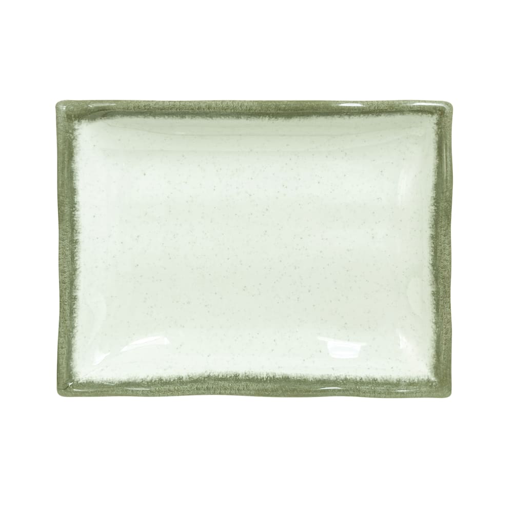 438-2406VT 6 1/4" Rectangular Melamine Plate, Victoria