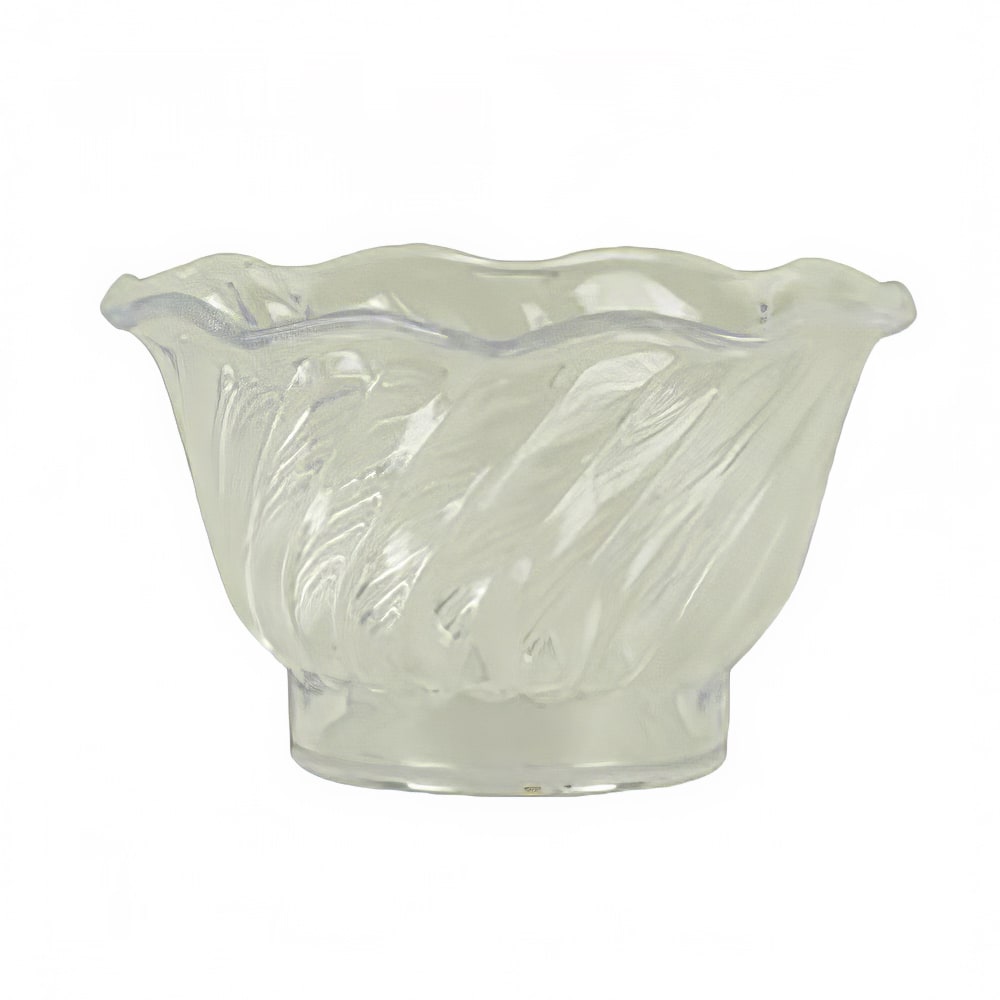 438-PLDS005C 5 oz Swirl Tulip Dessert Dish, Clear