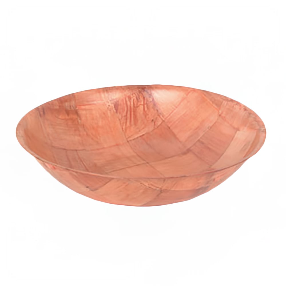 438-WDTSB008 8" Salad Bowl, Woven Wood