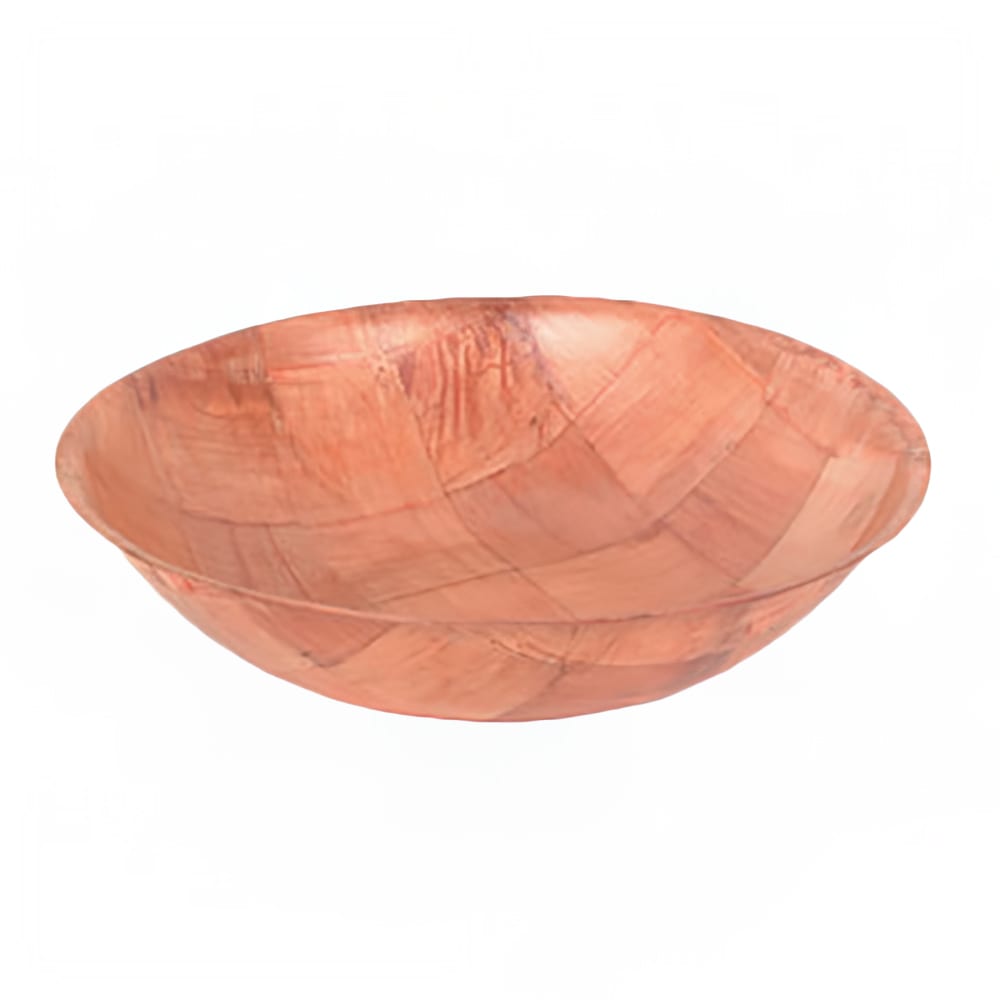 438-WDTSB018 18" Salad Bowl, Woven Wood