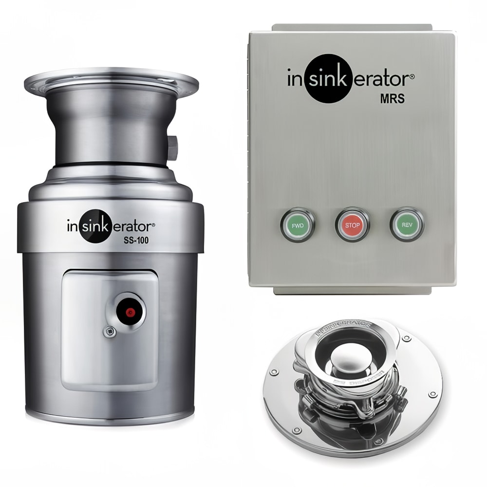 023-SS1005MRS Complete Disposer Pkg, Sink Mount, 1 HP, 208v/1ph