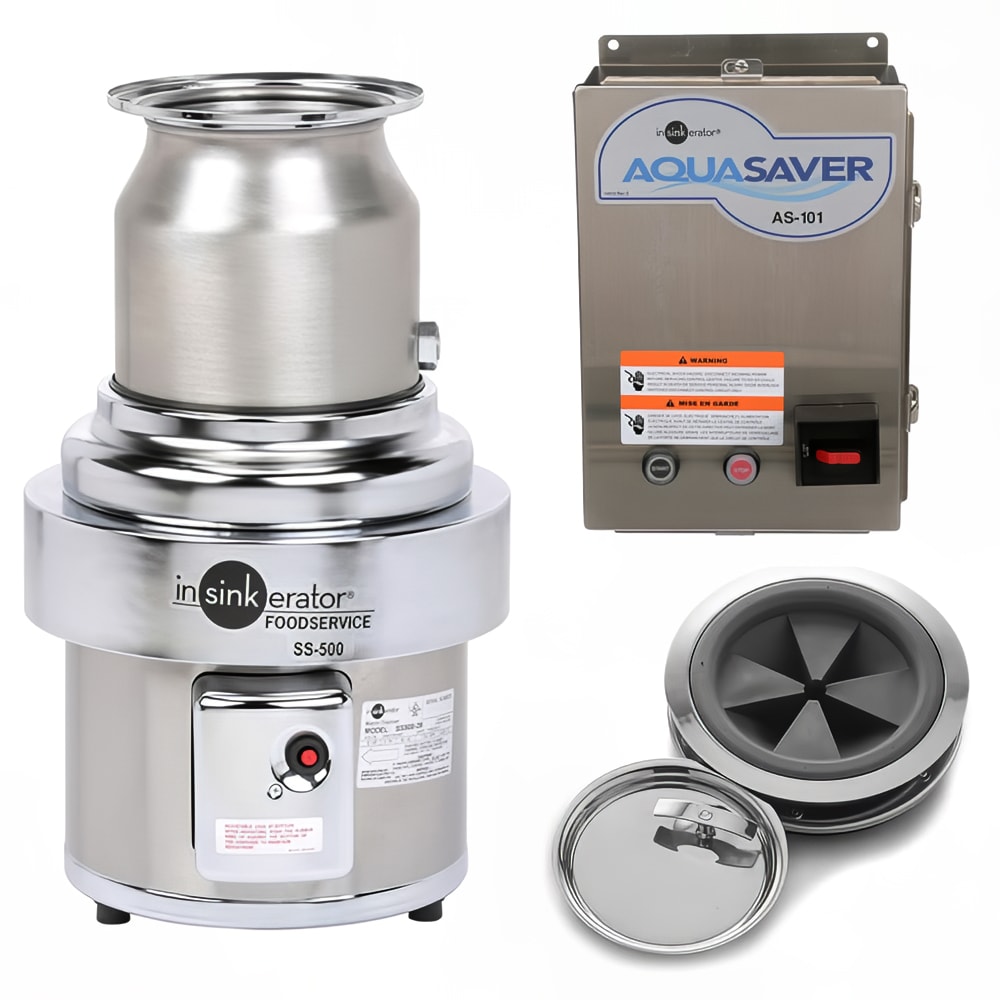 023-SS5007AS101460 Disposer Package w/ #7 Adapter & AS101 Panel, 5 HP, 460v/3ph