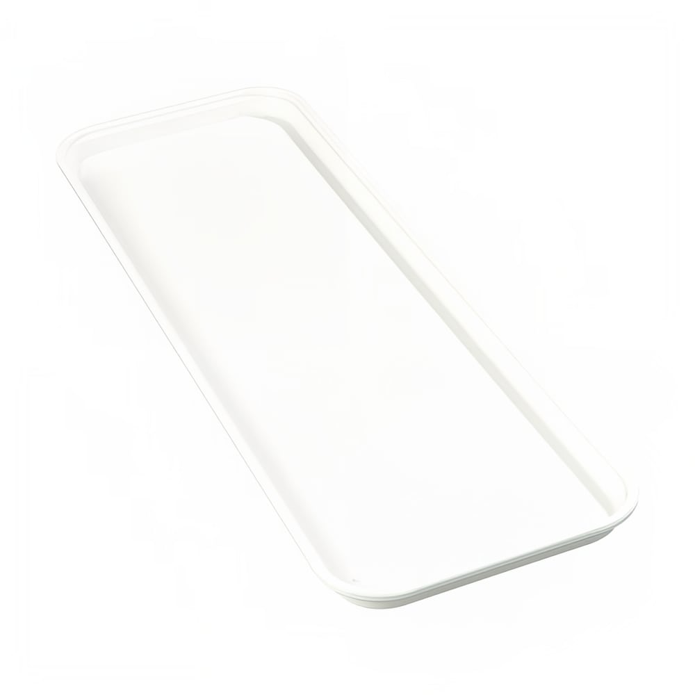 028-269FMT301 Rectangular Market Tray - 25 1/2" x 8 3/4", Pearl White