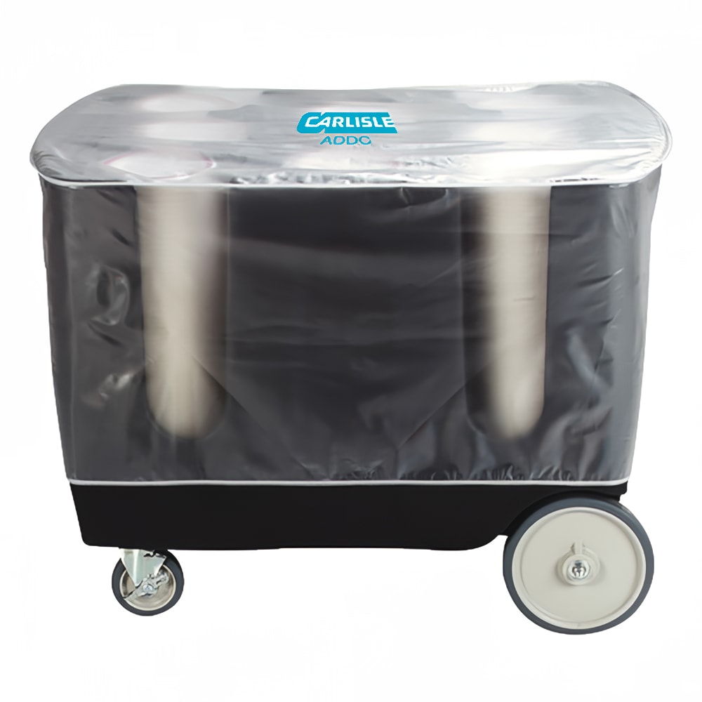 028-ADDC07 Dish Dolly Cart Cover - Vinyl, Clear