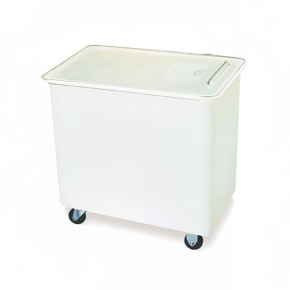 028-BIN2702 27 Gallon Mobile Ingredient Bin - White