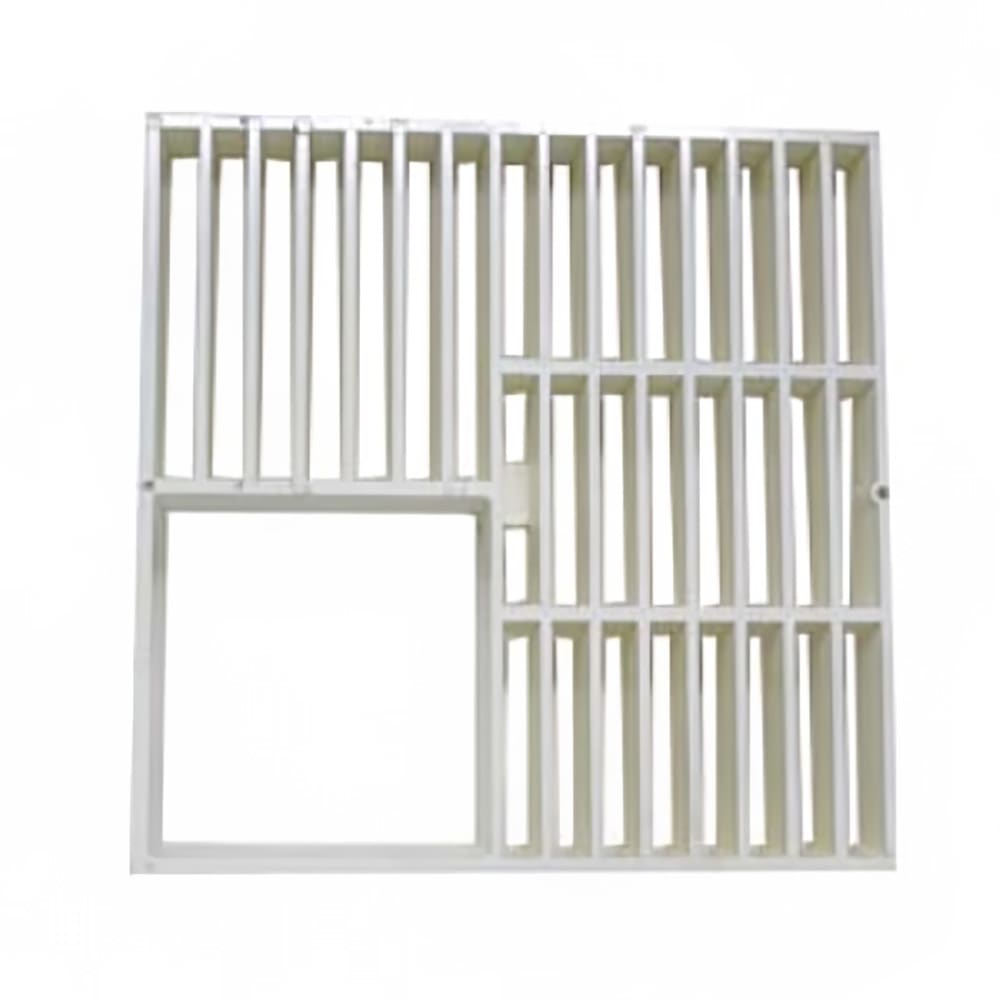 065-394709B 3/4 Square Floor Sink Grate, White