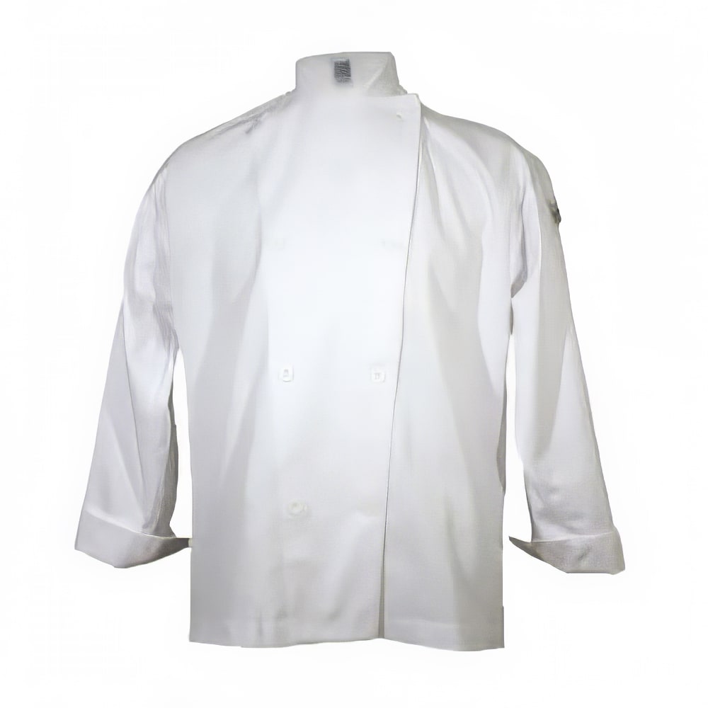 094-J002XS Poly Cotton Traditional Chef Jacket, X-Small