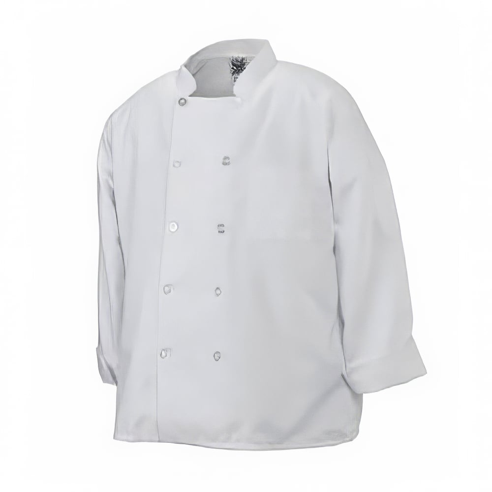 094-J1002X Twill Chef Coat, Double Breasted, Heat Resistant, 2X