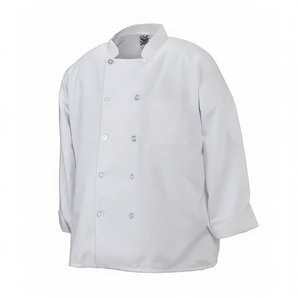 094-J100L Twill Chef Coat, Double Breasted, Heat Resistant, Large