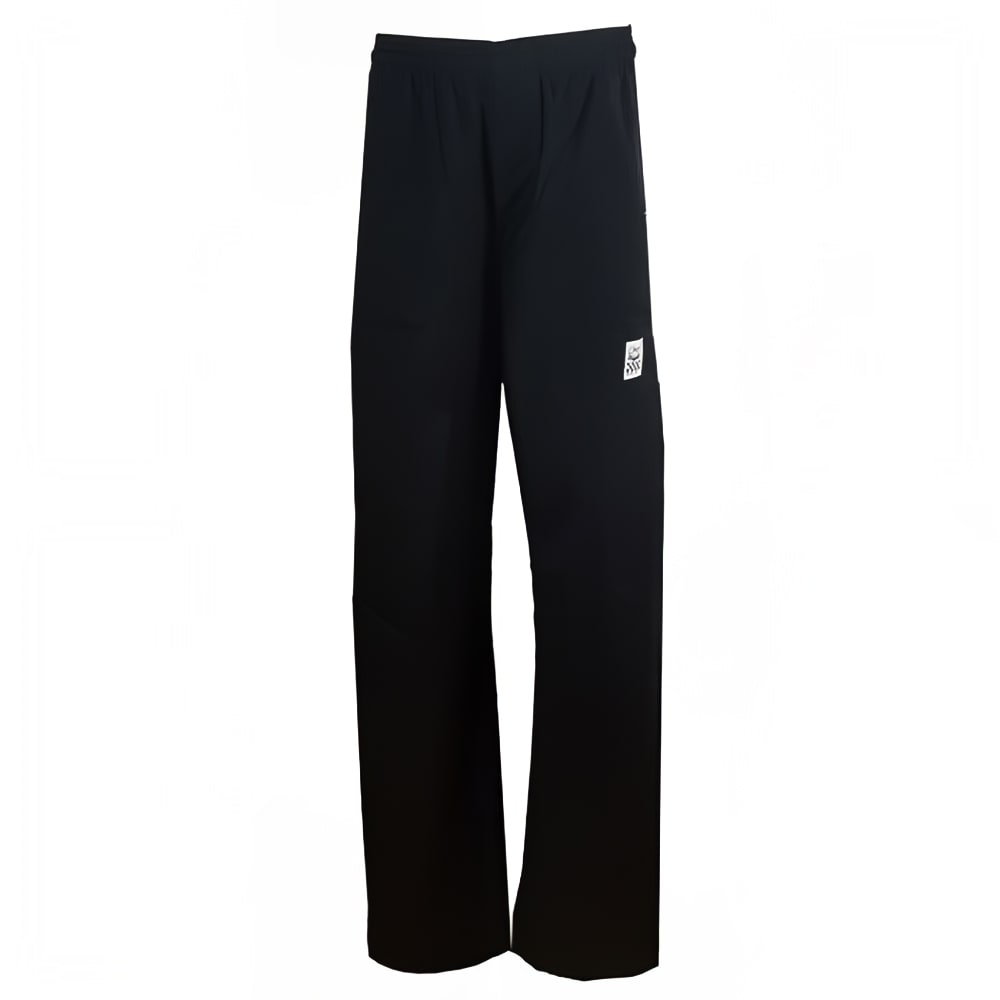 094-P002BK5X 5X-Large EZ™ Fit Relaxed Fit Chef Pants - Black, Poly-Cotton