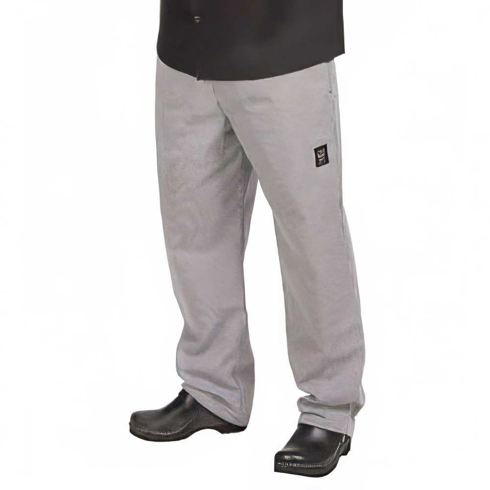 094-P020HT4X Poly Cotton Basic Chef Pants, 4X, Hounds Tooth