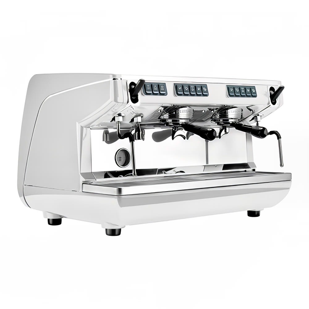 Nuova Simonelli APPIA LIFE 2GR VOL Automatic Volumetric Espresso Machine w/ (2) Groups & 11 liter Boiler - 220v/1ph, Pearl