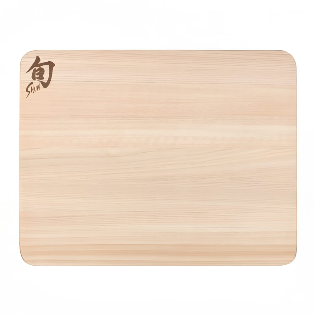 194-DM0814 Hinoki Wood Cutting Board - 10 3/4"L x 8 1/4"W