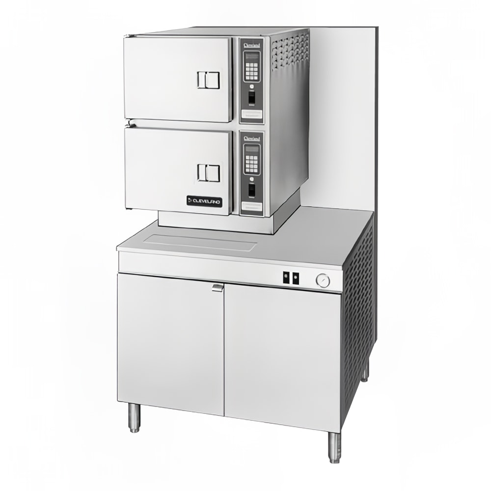 109-36CGM300LP (6) Pan Convection Steamer - Cabinet, Includes Worktop, Liquid Propane