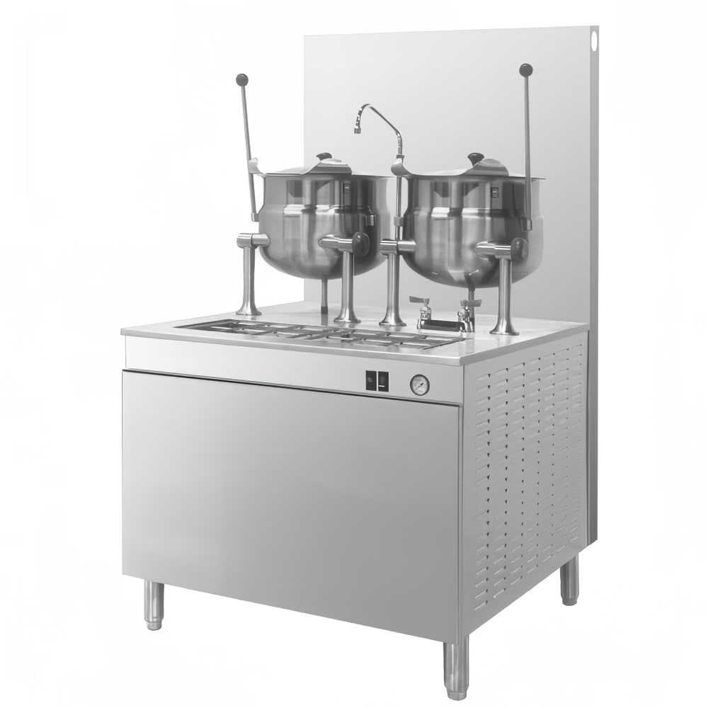 109-24GMK6200NG 6 gal Steam Kettle - Manual Tilt, 2/3 Jacket, Natural Gas