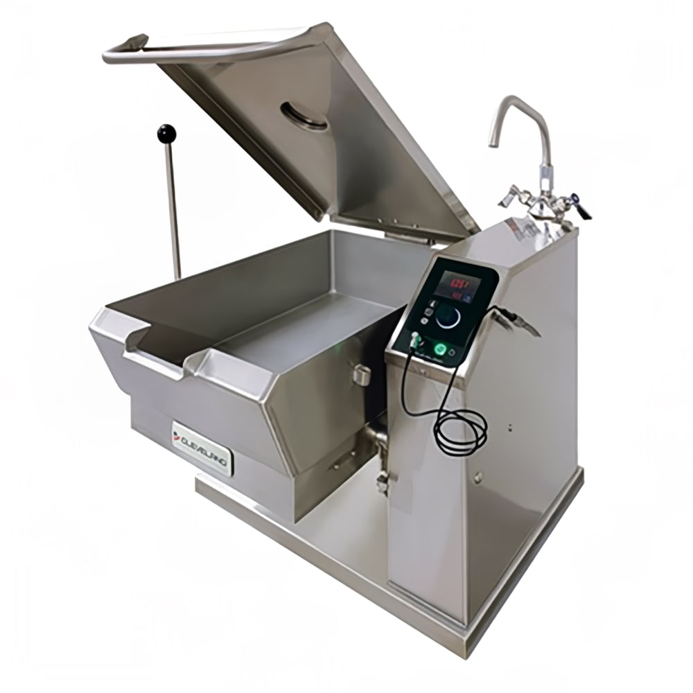 109-SET10240 10 gal. Countertop Tilt Skillet - Removable Lid, Peened Interior, 240v/3ph