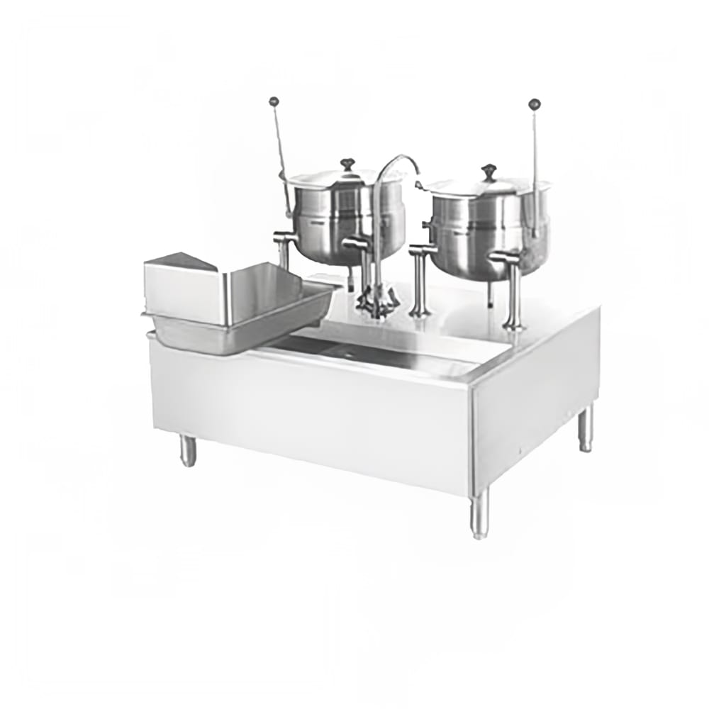 109-SD760K12 12 gal Steam Kettle - Manual Tilt, 2/3 Jacket, Direct Steam