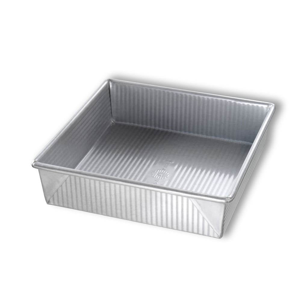 225-21300 Cake Pan, 8 9/16" x 8 9/16" x 2 1/4", AMERICOAT Glazed 22 ga Aluminized...