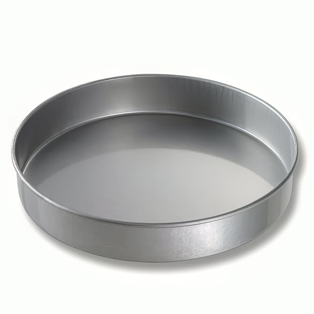 Chicago Metallic 41225 Cake Pan, 12" Dia., 2" Deep, AMERICOAT Glazed 26 ga. Aluminized Steel