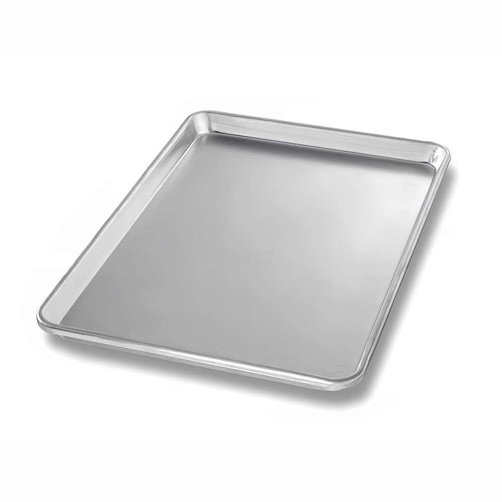 225-40950 1/2 Half Size Bun / Sheet Pan - 17 3/4" x 13" x 1", 14 gauge Aluminum