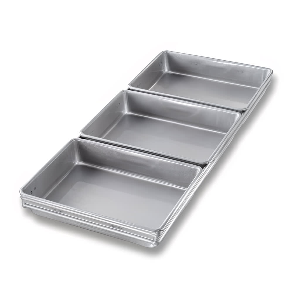 225-41695 Cinnamon/Package Roll Pan Set, 9 4/5" x 22 1/10" x 1 4/5", AMERICOAT Gla...
