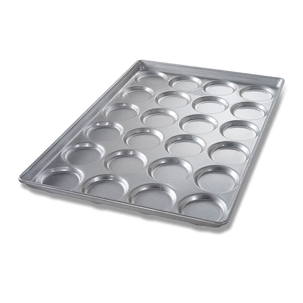 225-42345 Burger Bun Pan, Makes (24) 4 1/4" Rounds, AMERICOAT Glazed 26 ga Aluminized Steel
