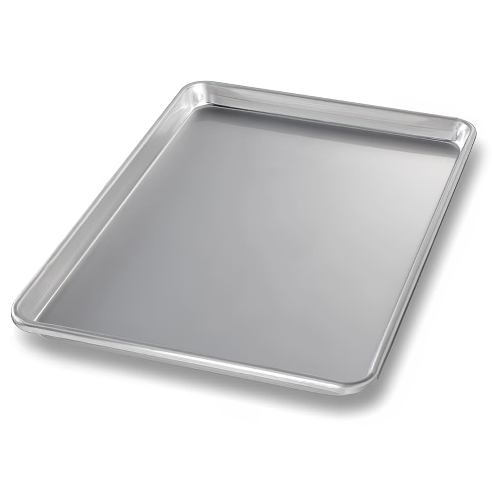 225-40955 1/2 Half Size Bun / Sheet Pan - 17 3/4" x 13" x 1", 14 gauge Aluminum, A...