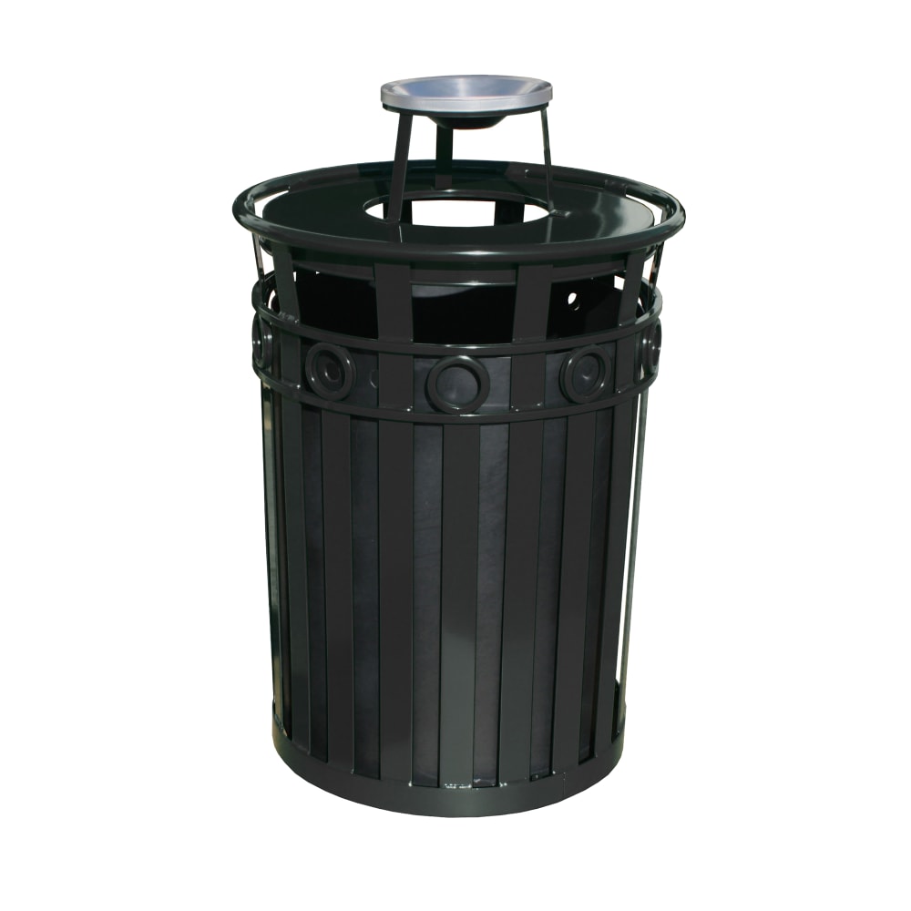 Witt M3600-R-AT-BK Trash Can Top Cigarette Receptacle - Decorative Finish