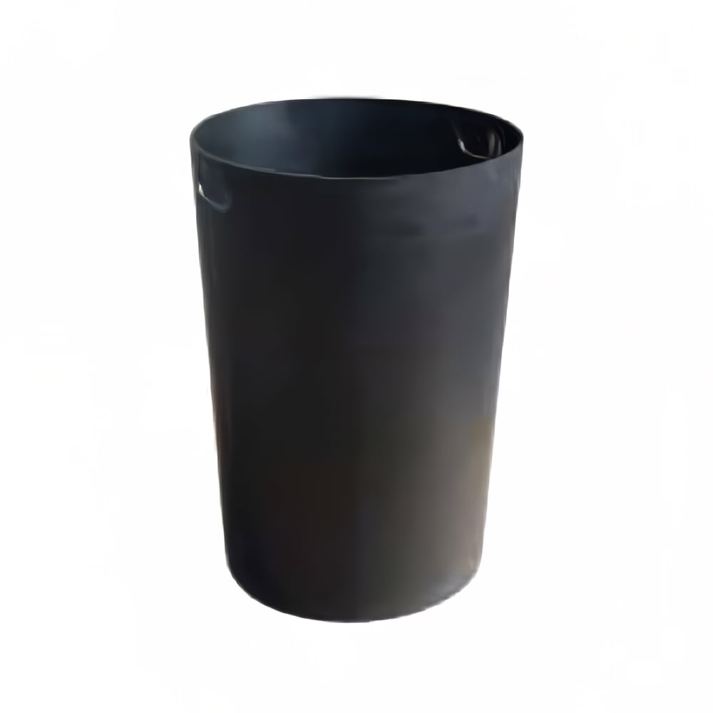 Witt SMB36L 36 gal Round Rigid Trash Can Liner, Plastic - Black