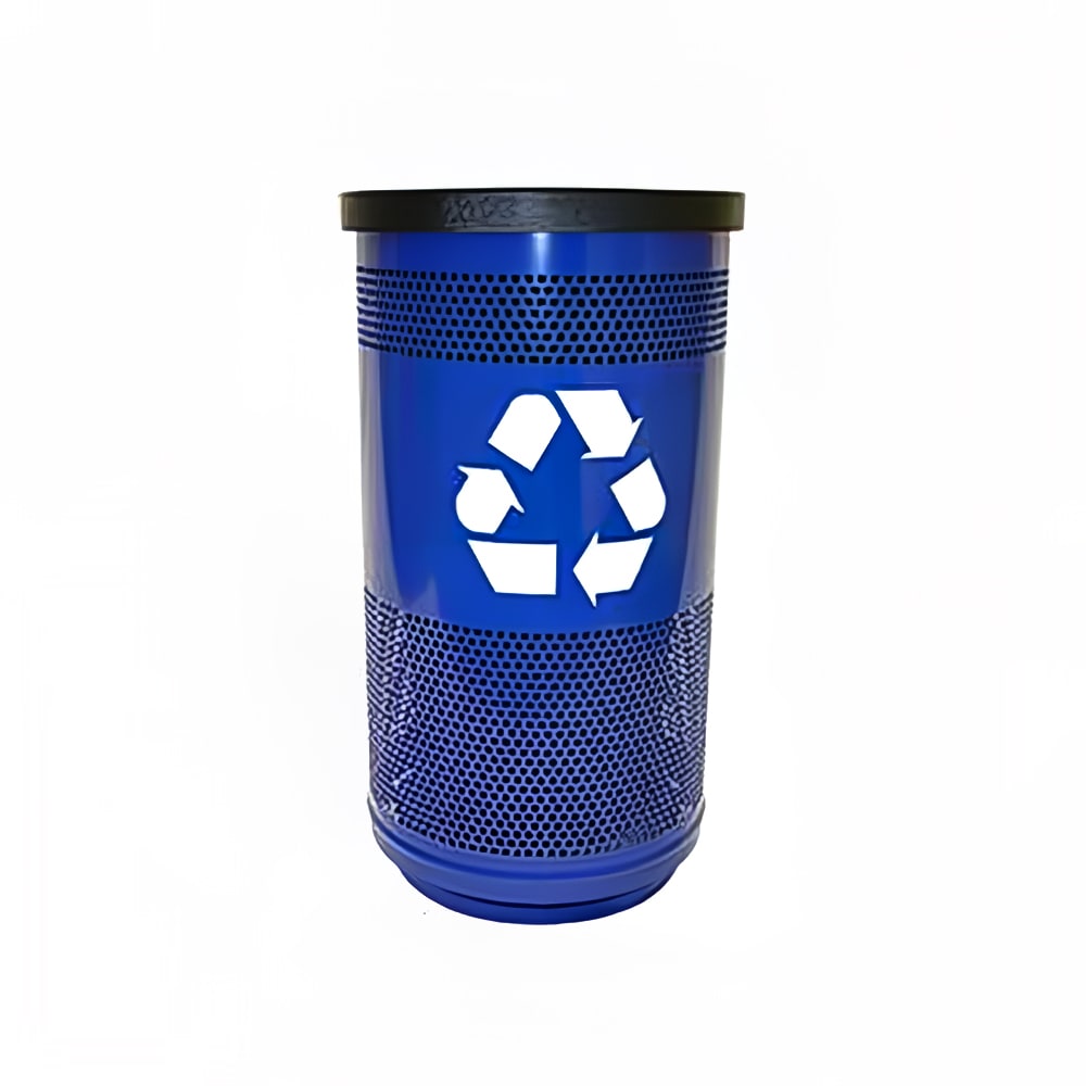 125-SC2001RPBL 20 gal Multiple Materials Recycle Bin - Indoor/Outdoor, Decorative