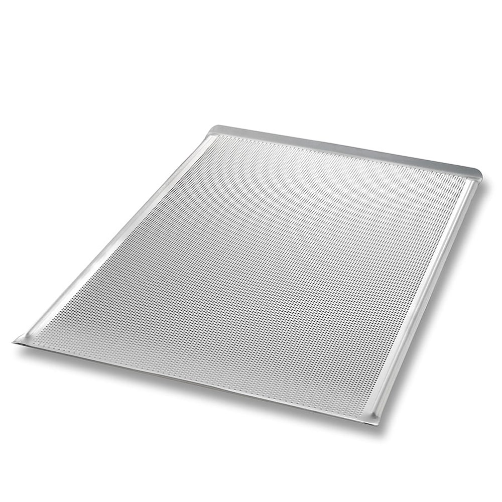 225-45135 1/1 Full Size Bun / Sheet Pan - 26" x 18" x 1", 14 gauge Aluminum, Perfo...