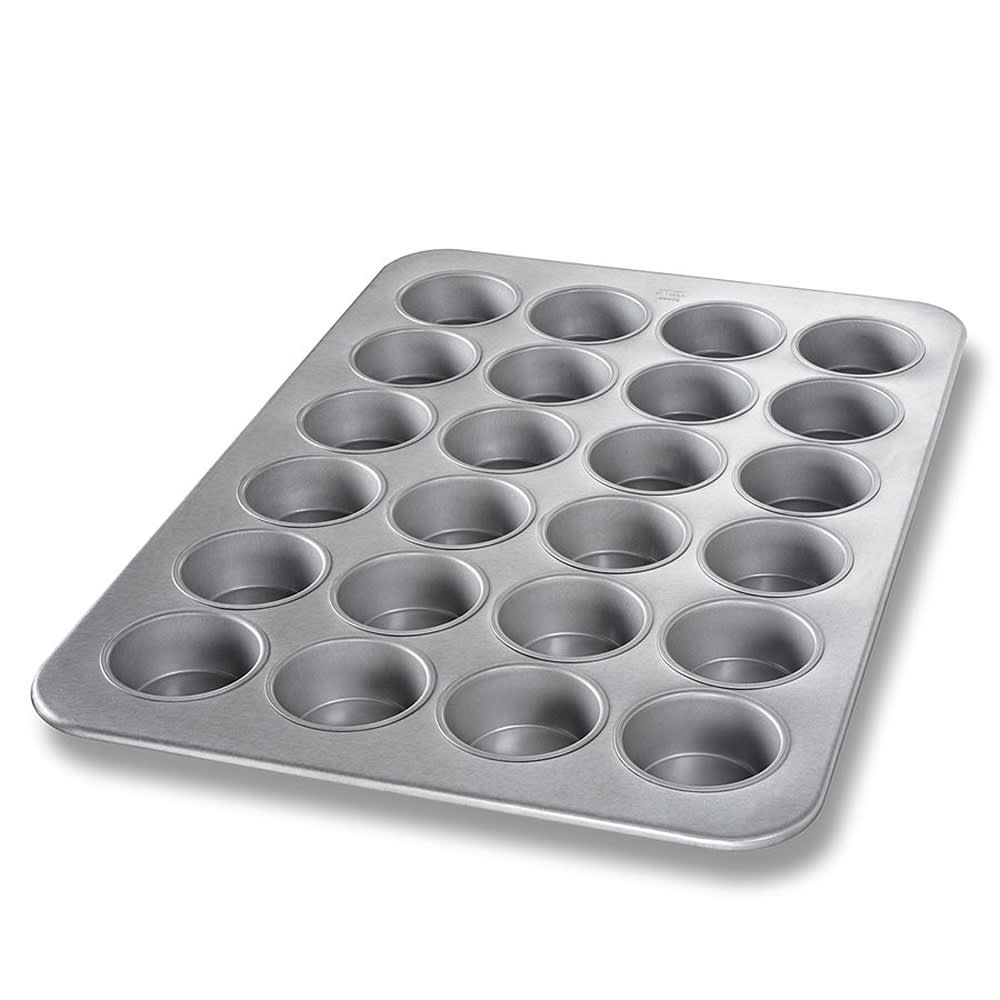 225-45445 Jumbo Muffin Pan, Makes (24) 3 3/8" Muffins, AMERICOAT Glazed 26 ga Aluminized Ste...