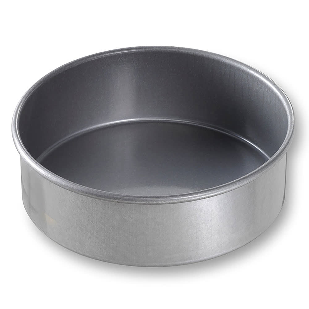 225-46025 Cake Pan, 6" Dia., 2" Deep, AMERICOAT Glazed 26 ga. Aluminized Steel