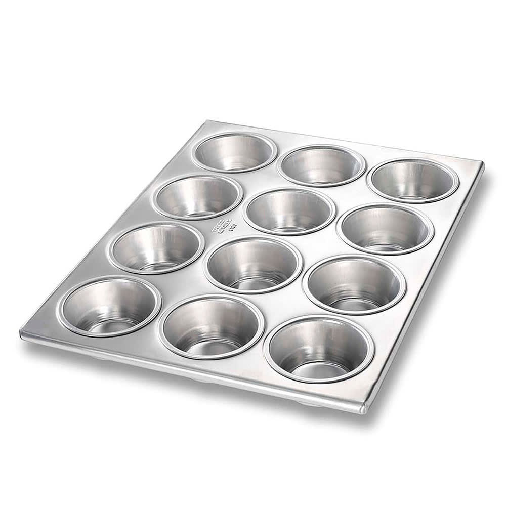 225-46125 Muffin Cupcake Pan, Makes (12) 2 3/4" Cakes, AMERICOAT Glazed 20 ga Aluminized Ste...