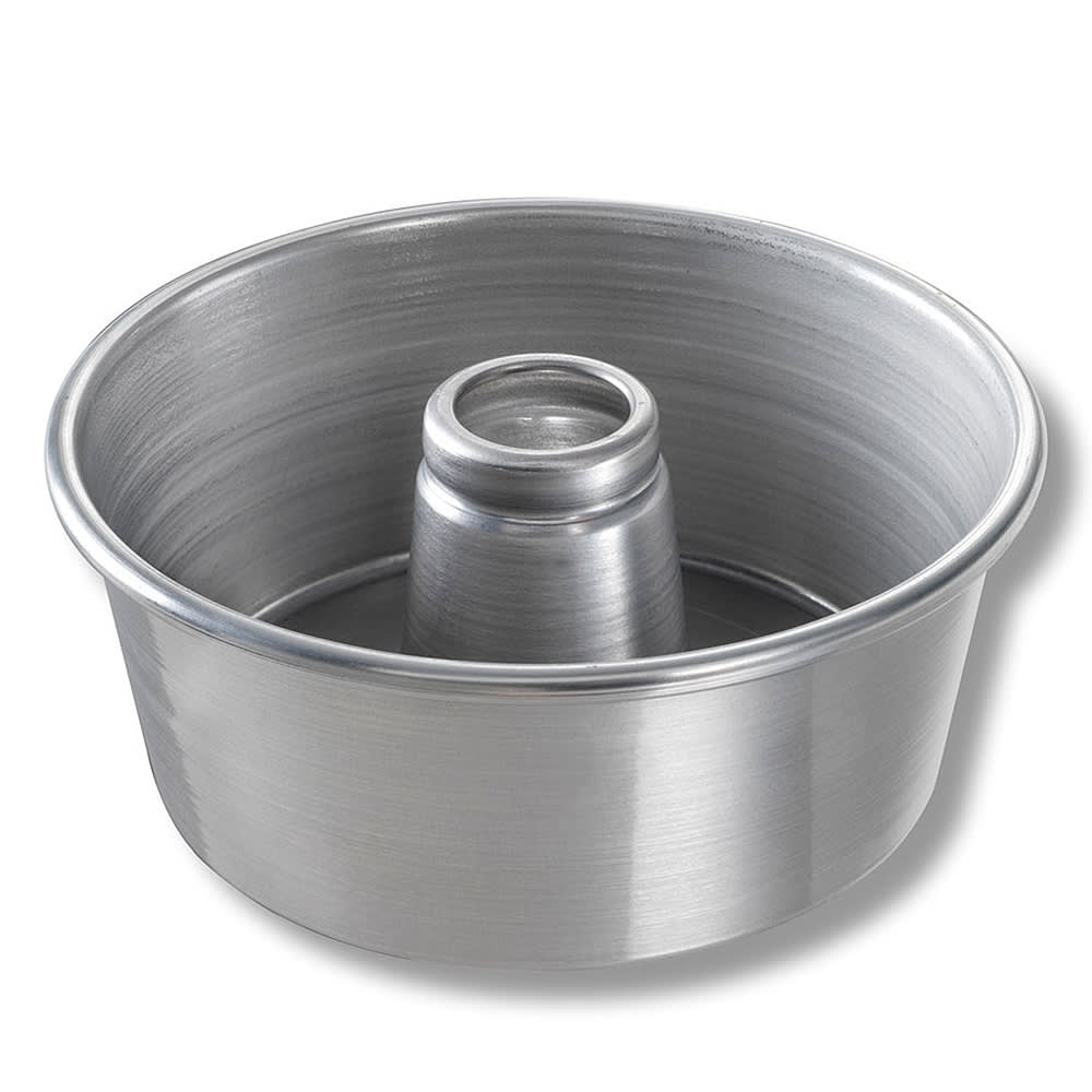 225-46555 Angel Food/Tube Cake Pan, 9 1/4" dia, 4" Deep, AMERICOAT Glazed 15 ga Aluminu...
