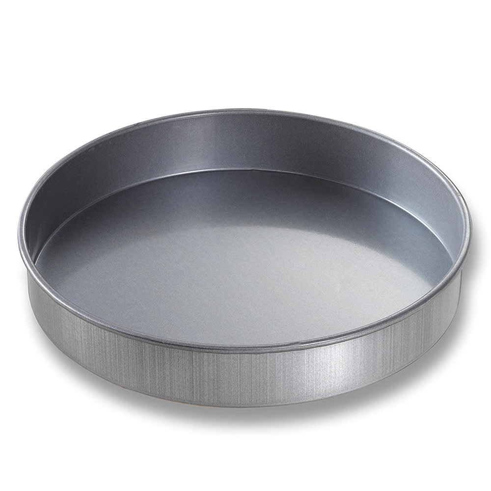225-49152 Cake Pan, 9" dia, 1 1/2" Deep, Noncoated 26 ga Aluminized Steel