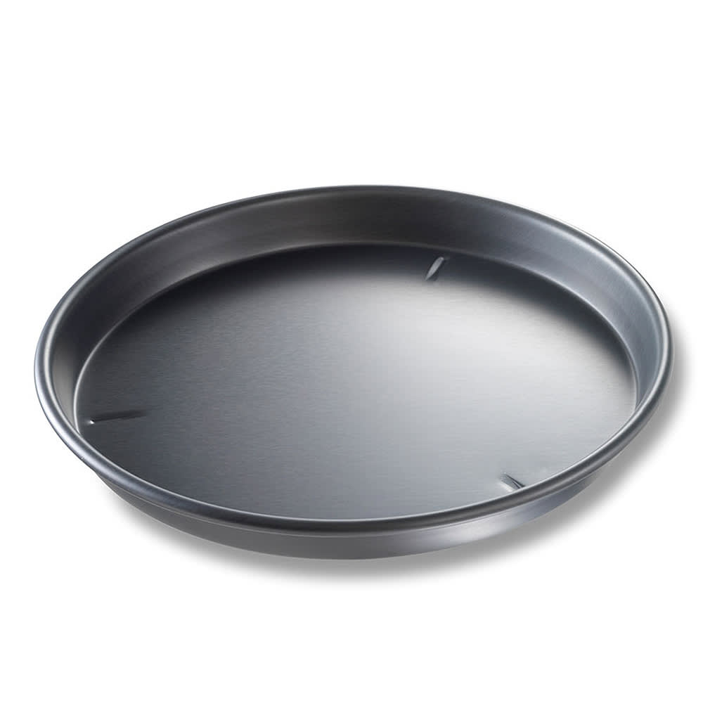 225-91140 14" Deep Dish Pizza Pan, BAKALON, 1 1/2" Deep, Noncoated 14 ga Anodized Alumi...