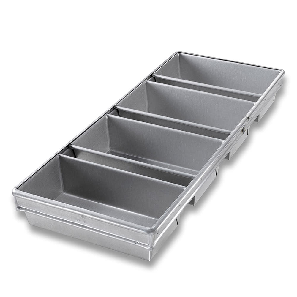 225-49415 Bread Pan Set, 4 on Design, AMERICOAT Glazed 26 ga. Aluminized Steel