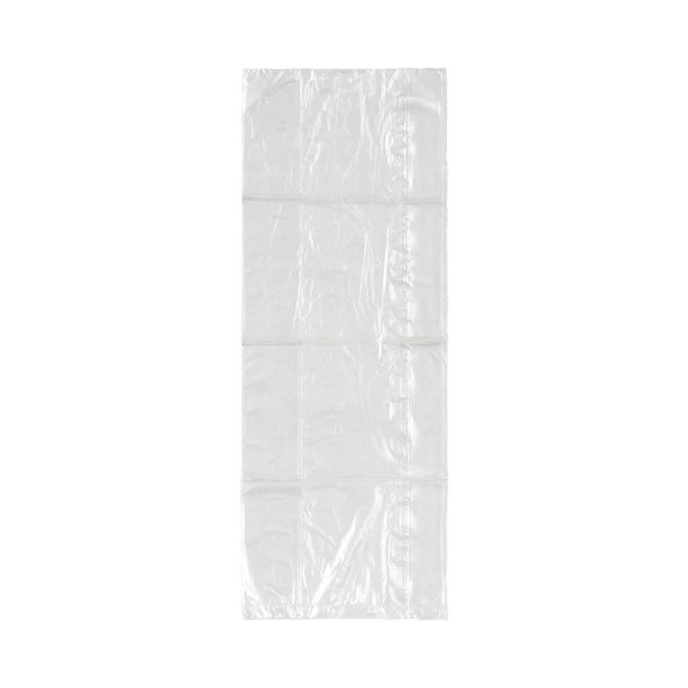 417-437079 Tuffgards Food Storage Bag w/ Twist Ties - 6" x 15", LDPE
