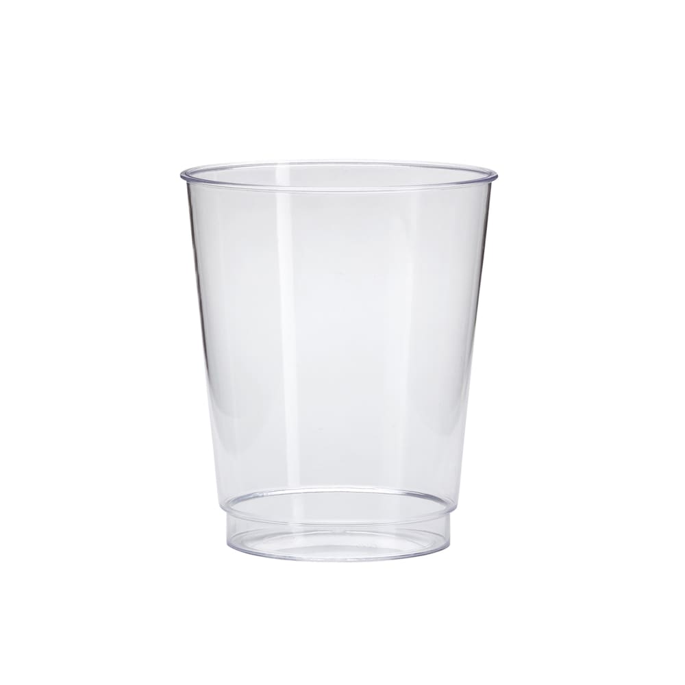 425-660102 8 oz Clear Polystyrene Tumbler