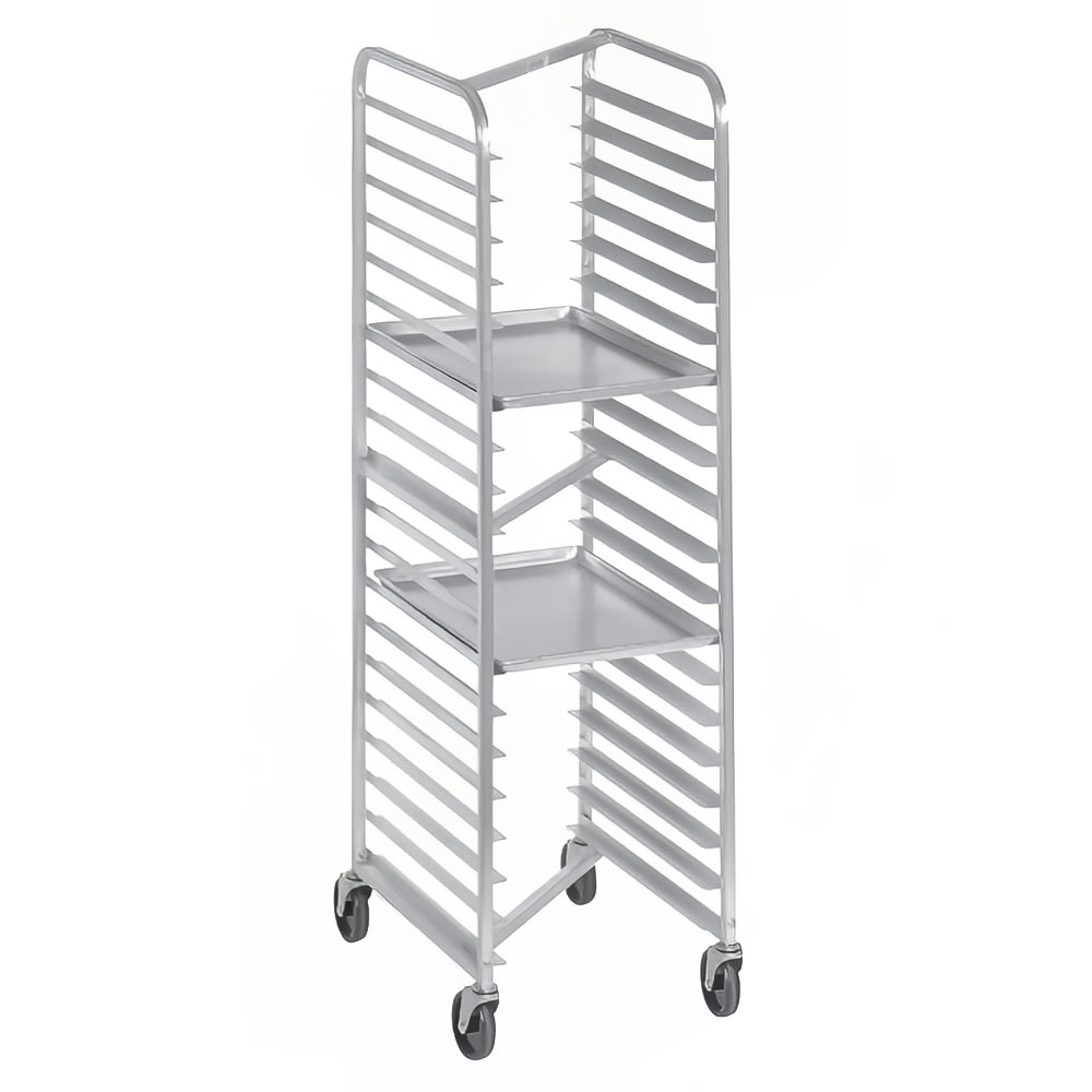 148-401SN 20 1/2"W 20 Sheet Pan Rack w/ 3" Bottom Load Slides