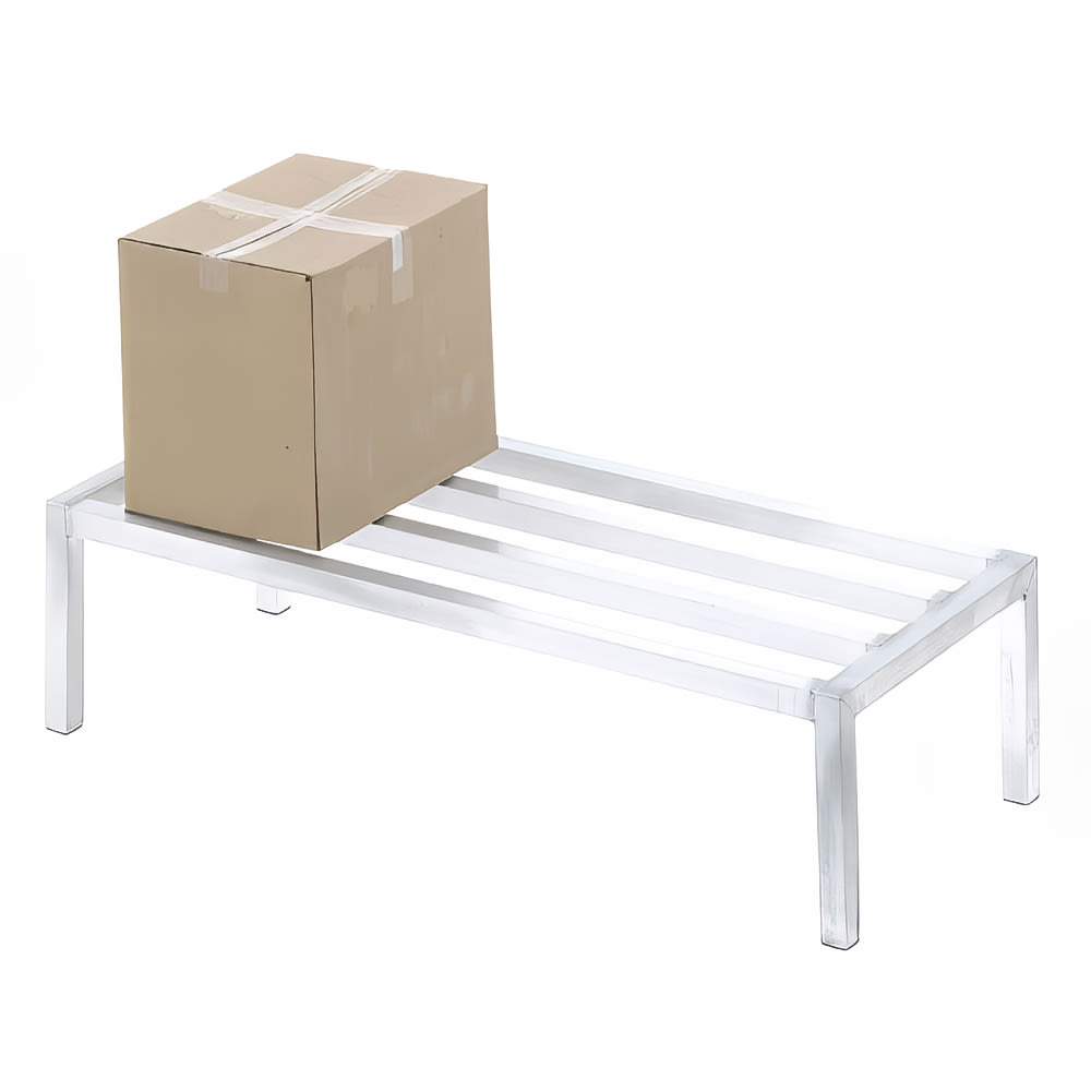 148-ADE2436 36" Stationary Dunnage Rack w/ 2000 lb Capacity, Aluminum