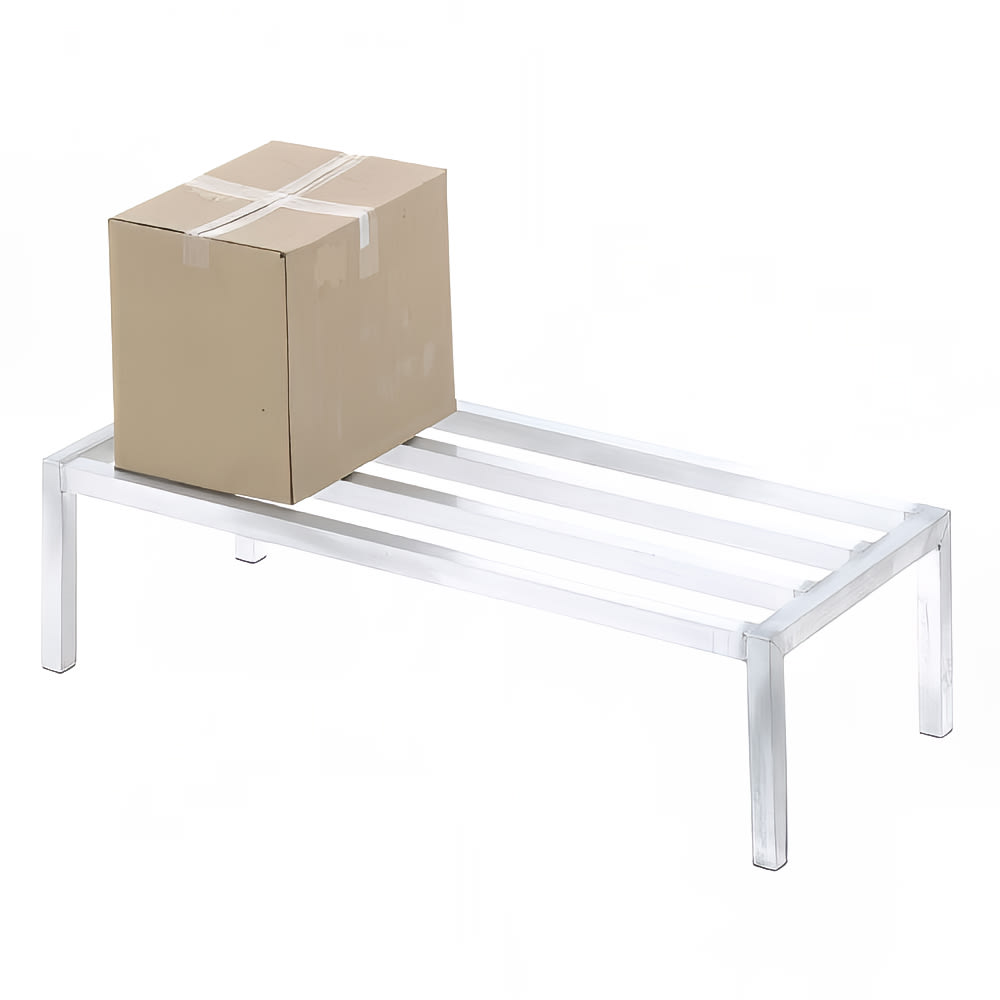 Channel ADE2448 48" Stationary Dunnage Rack w/ 2000 lb Capacity, Aluminum
