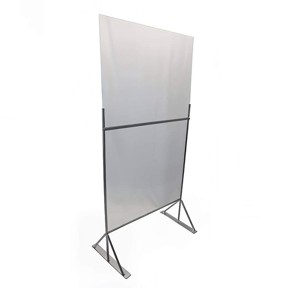 Channel SDDF-3670 Social Distancing Divider - 36"W x 70"H, Acrylic w/ Aluminum Frame