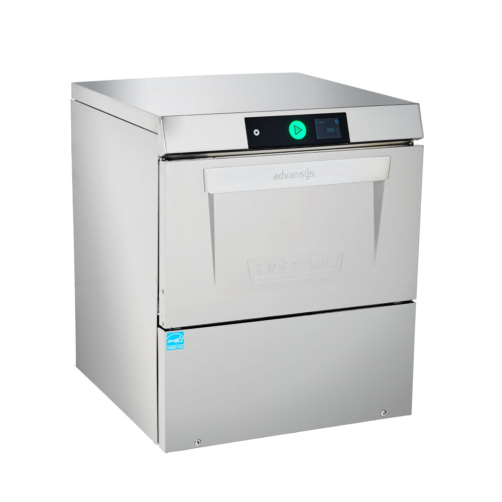 Hobart LXGNPR-3 Advansys™ Low Temp Rack Undercounter Glass Washer