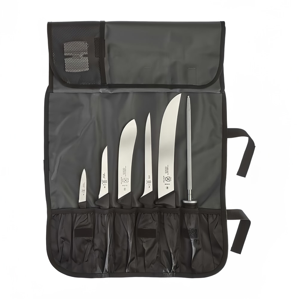 Mercer Culinary M13754CM 8 Piece Large Field Dressing Kit w/ Camouflage Pocket Roll