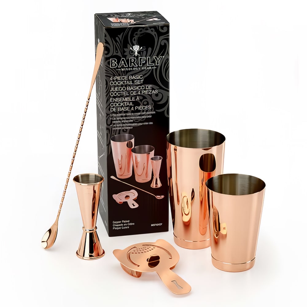 ランキング2025 Cocktail 5-Piece Barfly Shaker (M37101CP) Copper - Set 語学・辞書・学習参考書