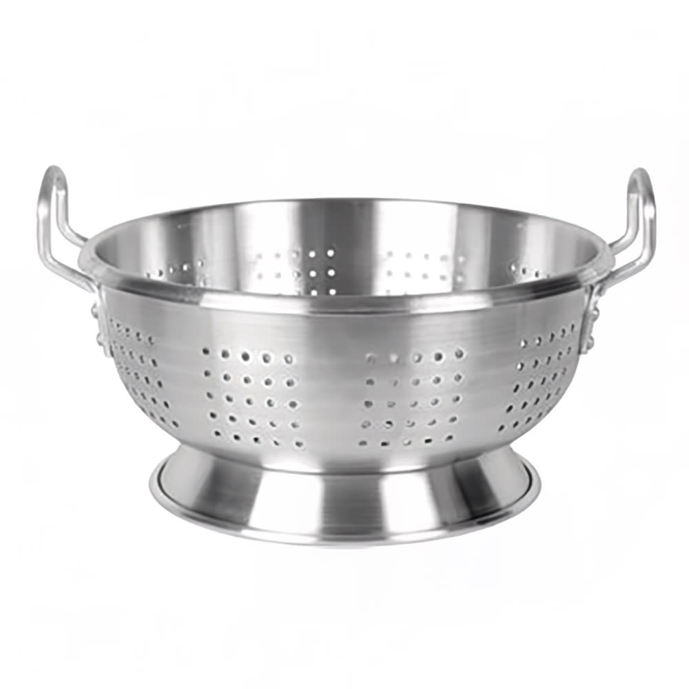 438-ALHDCO102 16 qt Colander w/ Handles, Aluminum