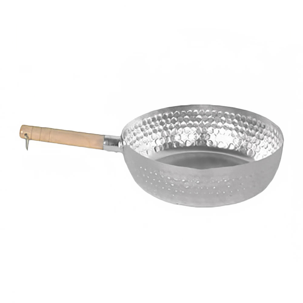 438-ALSP004 9" Round Sauce Pan w/ Wood Handle, Aluminum