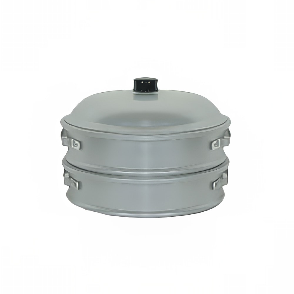 438-ALST013 19 1/2" Round Chinese Steamer Set, Aluminum